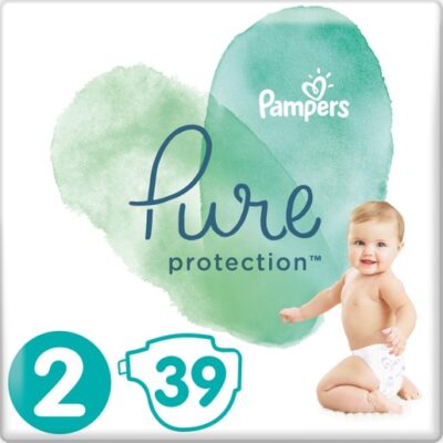 Pampers Pure Protection No2 (4-8kg) 39 πάνες