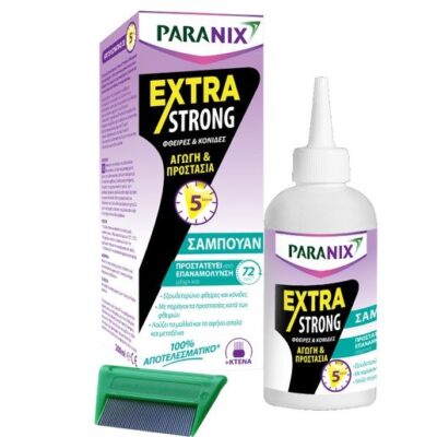 Paranix Extra Strong Shampoo Προστατευτικό Σαμπουάν Για Φθείρες Κόνιδες 200ml