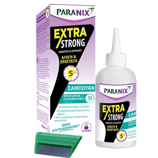 Paranix Extra Strong Shampoo Προστατευτικό Σαμπουάν Για Φθείρες Κόνιδες 200ml