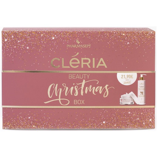 Pharmasept Cleria Beauty Christmas Box First Step Cream Αντιρυτιδική Κρέμα Δράσης 3 Επιπέδων 50ml &Hydrating Velvet Lotion 300ml