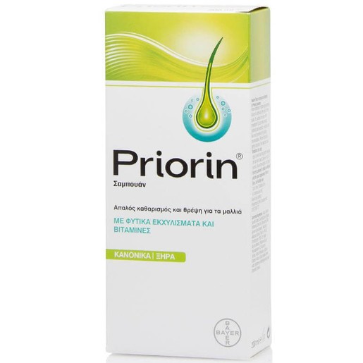 Priorin Σαμπουάν για Κανονικά/Ξηρά Μαλλιά 200ml