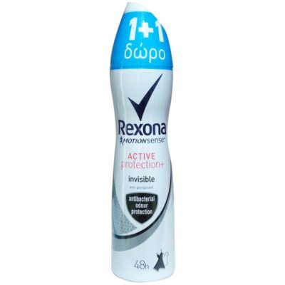 Rexona Women Πακέτο Προσφοράς Deodorant Spray Active Protection Fresh Αποσμητικό Σπρέι - Αντιιδρωτικό 48h 2x150ml 1+1 Δώρο
