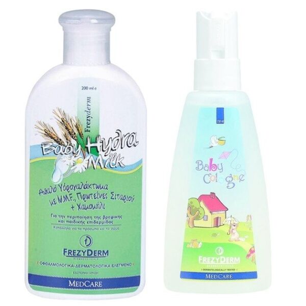 Frezyderm Hydra Milk Ενυδατικό Γαλάκτωμα 200ml & Δώρο Baby Cologne Βρεφική Κολώνια 100ml