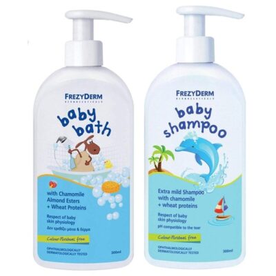 Frezyderm Baby Bath Απαλό Αφρόλουτρο 300ml & Δώρο Baby Shampoo Απαλό Σαμπουάν 100ml