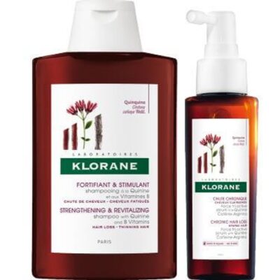 Klorane Πακέτο Προσφοράς Quinine Shampoo 200ml & Cure de Force Tri-Active Serum 100ml