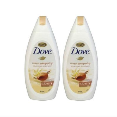 Dove Αφρόλουτρο Shea Butter Με Βούτυρο Καριτέ Και Ζεστή Βανίλια 2x750ml Πακέτο 1+1