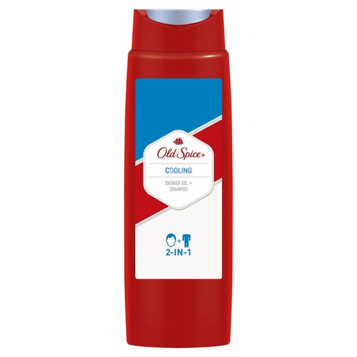 Old Spice Cooling Shower Gel 2 σε 1 Hair & Body Αφρόλουτρο & Σαμπουάν 250ml