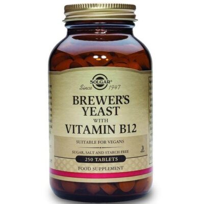 Solgar Brewer’s Yeast With Vitamin B12 500mg 250 tabs