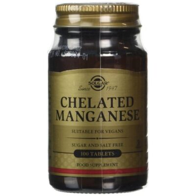 Solgar Chelated Manganese 8mg100 tabs