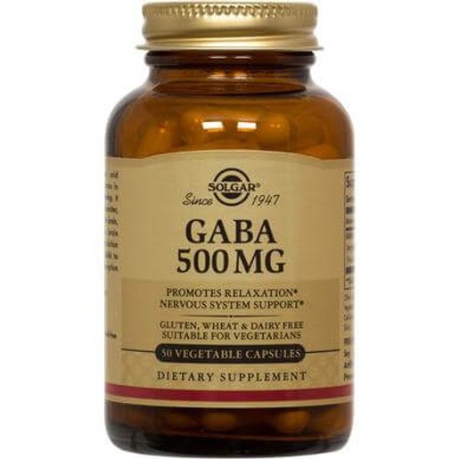 Solgar Gaba 500mg 50 veg. caps