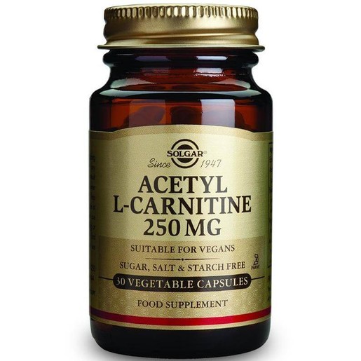 Solgar Acetyl-L-Carnitine 250mg 30 veg.caps