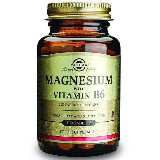 Solgar Magnesium + Β6 100 tabs
