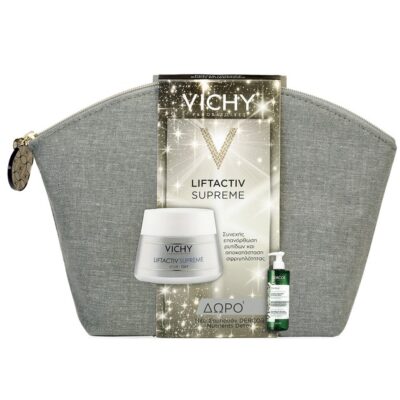 Vichy Πακέτο Προσφοράς Liftactiv Supreme Ξηρές Επιδερμίδες 50ml & Δώρο Dercos Nutrients Detox Εξισορροπητικό Σαμπουάν 100ml