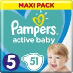 Pampers Active Baby Maxi Pack Νο5 (11-16 kg) 51 πάνες