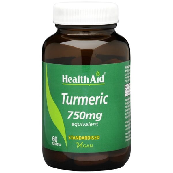 Health Aid Turmeric 750mg 60tabs