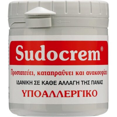 Sudocrem Ιδανική σε Κάθε Αλλαγή Πάνας για Αντιμετώπιση Ερεθισμών 250gr