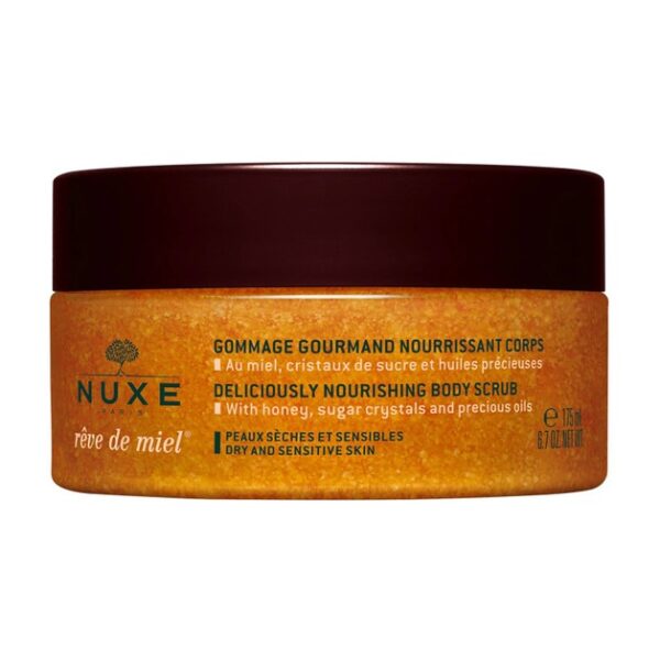 Nuxe Reve de Miel Nourishing Deliciously Body Scrub Απολαυστικό Scrub Σώματος με Μέλι