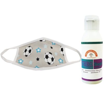Garden Promo Face Mask Μάσκα Παιδική Προσώπου Υφασμάτινη Πολλαπλών Χρήσεων για Αγόρια & ErythroSept Antiseptic Gel 60ml