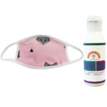 Garden Promo Face Mask Μάσκα Παιδική Προσώπου Υφασμάτινη Πολλαπλών Χρήσεων για Κορίτσια & ErythroSept Antiseptic Gel 60ml