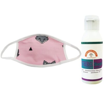 Garden Promo Face Mask Μάσκα Παιδική Προσώπου Υφασμάτινη Πολλαπλών Χρήσεων για Κορίτσια & ErythroSept Antiseptic Gel 60ml