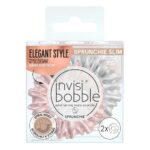 Invisibobble Sprunchie Slim Bella Chrome Rose Gold & Grey 2 Τεμάχια