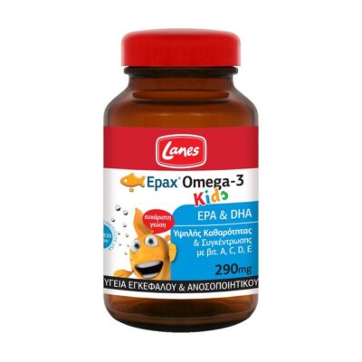 Lanes Epax Omega-3 Kids 290mg 60 Chew.Tabs