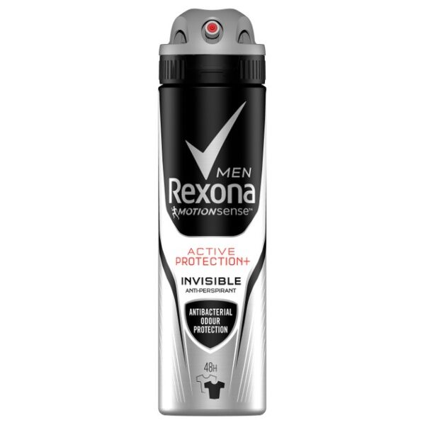 Rexona Men Deodorant Spray Active Protection Invisible 48h Ανδρικό Αποσμητικό 48ωρης Προστασίας