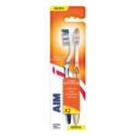 Aim Anti-Plaque Medium Οδοντόβουρτσα Μέτρια Βοηθά στην Προστασία από την Πλάκα & την Τερηδόνα