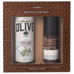 Korres Πακέτο Προσφοράς Essentials for Men Anti Ageing Cream 50ml & Olive Cedar Showergel 250ml