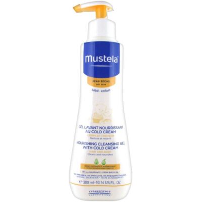 Mustela Nourishing Cleansing Gel With Cold Cream Βρεφικό-Παιδικό Τζελ Καθαρισμού για Σώμα και Μαλλιά 300ml