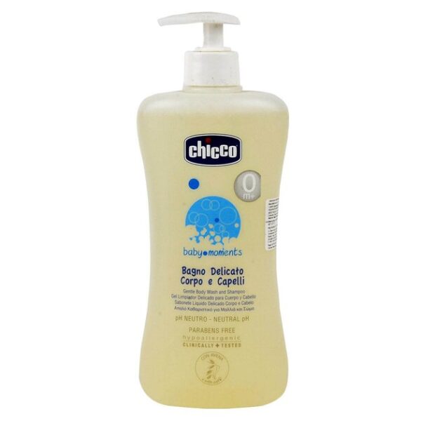 Chicco Baby Moments Απαλό Αφρόλουτρο-Σαμπουάν 500ml