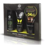 Garden of Panthenols Πακέτο Προσφοράς Cleansing Black Oil 150ml & Exfoliating Black Scrub 150ml & Peel-Off Black Mask 75ml