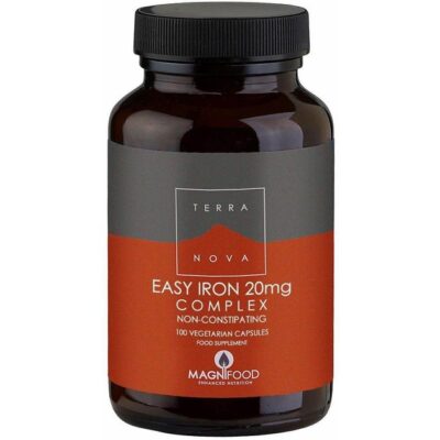 Terranova Easy Iron 20mg Complex που Συμβάλλει στο Σχηματισμό της Αιμοσφαιρίνης 100caps
