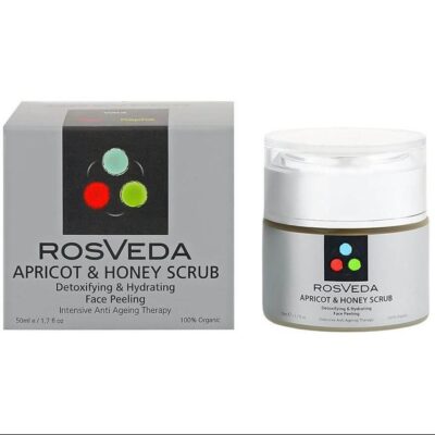 RosVeda Apricot & Honey Scrub 100% Φυτική Σύνθεση