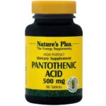 Nature’s Plus Pantothenic Acid B5 500mg Βιταμίνη Κατά του Στρες 90tabs