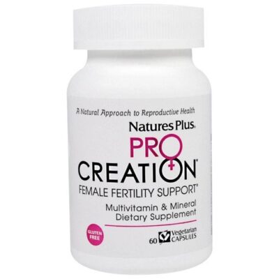Nature's Plus Pro Creation Female Fertility Support Συμπλήρωμα Διατροφής που Βοηθά την Αύξηση Γονιμότητας των Γυναικών 60 V. Cap