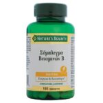 Nature’s Bounty Σύμπλεγμα Βιταμινών Β Συμπλήρωμα Διατροφής για Ενέργεια & Φυσιολογική Λειτουργία του Νευρικού Συστήματος 100tabs