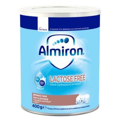 Nutricia Almiron FL Γάλα για Βρέφη Από τη Γέννηση με δυσανεξία στη Λακτόζη 400gr