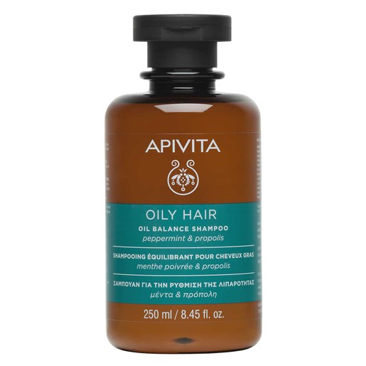 Apivita Oil Balance Shampoo Peppermint & Propolis 250ml
