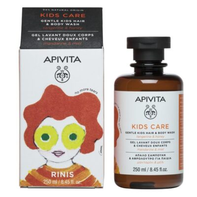 Apivita Kids Shampoo & Shower Gel With Honey & Mandarin 250ml