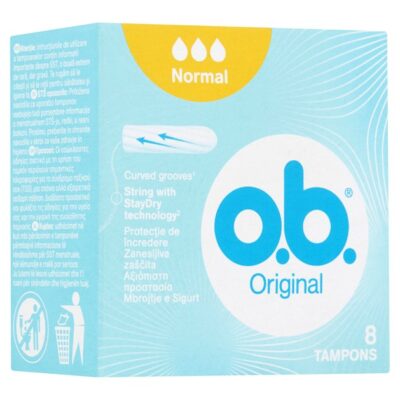 O.b. Original Normal Ταμπόν για Ημέρες με Μικρή Έως Μέτρια Ροή 8 Τεμάχια