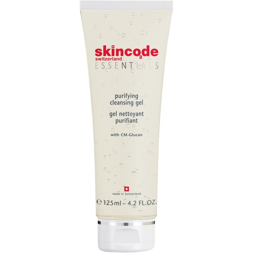 Skincode Purifying Cleansing Gel Αφρώδες Τζελ Καθαρισμού που Αφαιρεί Αποτελεσματικά Μακιγιάζ & Λιπαρότητα 125ml