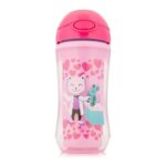 Dr Brown’s Insulated Straw Cup Κύπελλο Θερμός με Καλαμάκι TC01020 από 12 Μηνών σε Ροζ Χρώμα 300ml