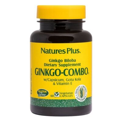 Nature's Plus Ginkgo Combo Φόρμουλα για τη Βελτίωση της Πνευματικής και Νοητικής Λειτουργίας 60vcaps