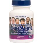 Nature’s Plus Adult Active Συμπλήρωμα Διατροφής Φόρμουλα για τη Βελτίωση των Νοητικών & Ψυχικών Λειτουργιών 60 tabs