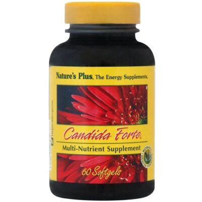 Nature's Plus Candida Forte Ειδικά Μελετημένη Υποαλλεργική Φόρμουλα για την Αντιμετώπιση της Μυκητίασης 60 Softgels