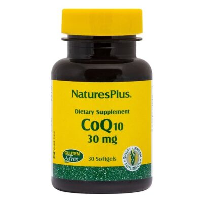 Nature's Plus Coenzyme Q10 30mg Συμπλήρωμα Διατροφής Κατάλληλο για Παραγωγή Ενέργειας & για Καρδιαγγειακές Παθήσεις 30softgels