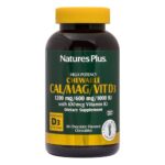 Nature’s Plus CAL/MAG Vitamin D & Vitamin K2 Chocolate Συμπλήρωμα Διατροφής για την Υγεία των Οστών 60 Μασώμενες Ταμπλέτες