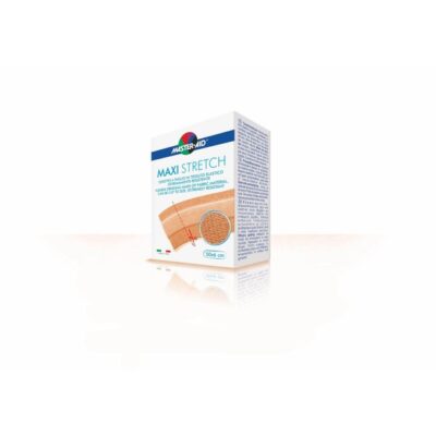 Master Aid Maxi Stretch Αυτοκόλλητα Ρολά Συνεχούς Γάζας Καφέ Χρώμα 50x6