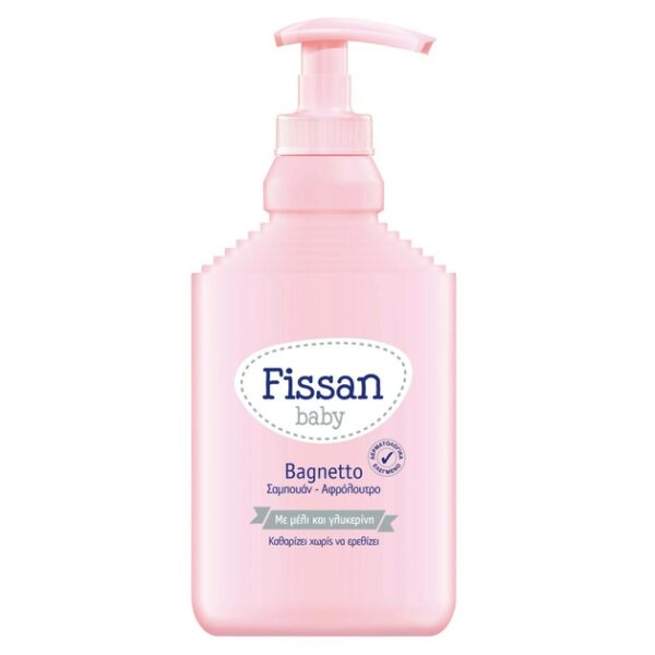 Fissan Baby Bagnetto Καθαρίζει Απαλά Κεφαλάκι Και Σώμα 500ml